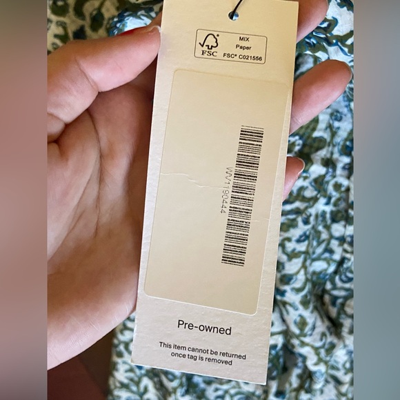 Veronica Beard floral olive green midi sized skirt size 4 - Picture 9 of 15